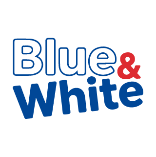 Blue & White