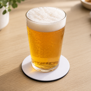 Dessous de verre souple rond